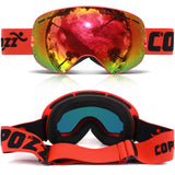 Ski Goggles With Double Layer Lens UV400