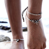 Vintage Bohemian Style Starfish Anklet